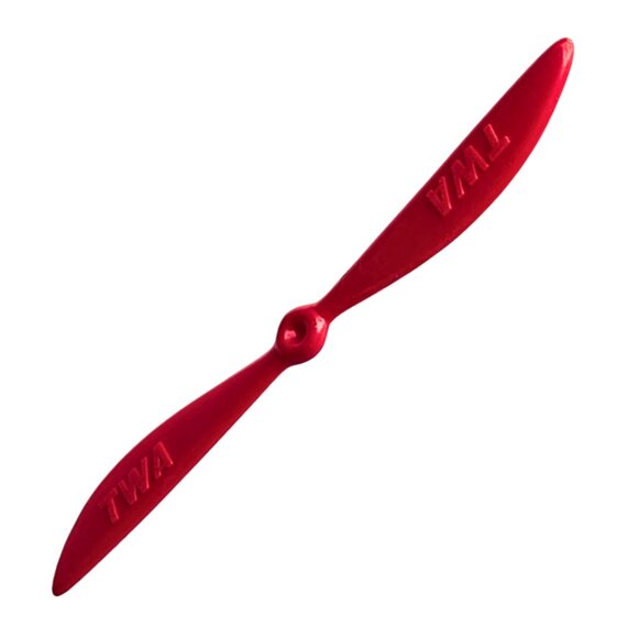 Vintage TWA Airlines Swizzle Stick Cocktail Stir Propeller Shape 6 inch Tiki Bar - Picture 1 of 3